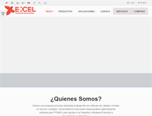 Tablet Screenshot of excelservicios.com